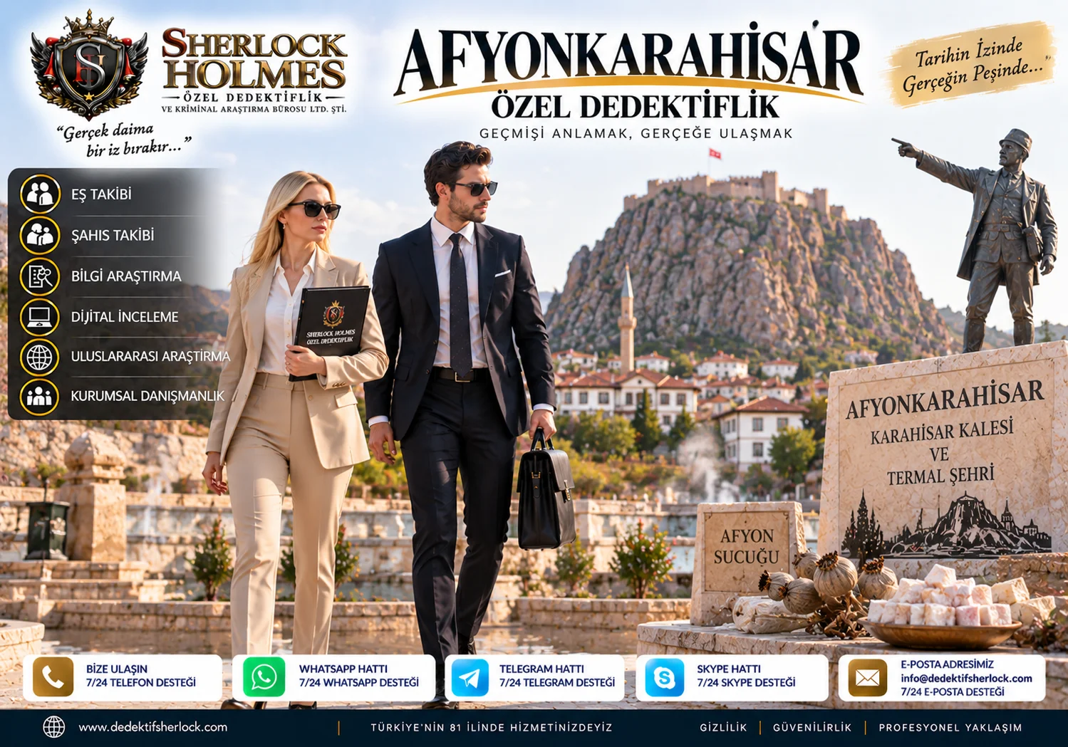 Afyonkarahisar'da Özel Dedektiflik Hizmetleri