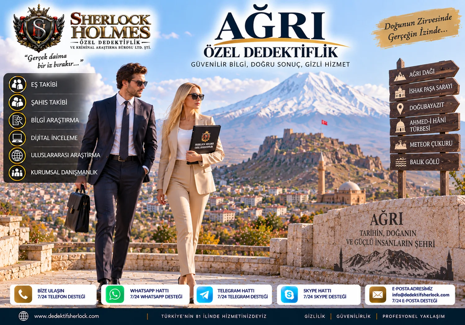 Ağrı'da Özel Dedektiflik Hizmetleri