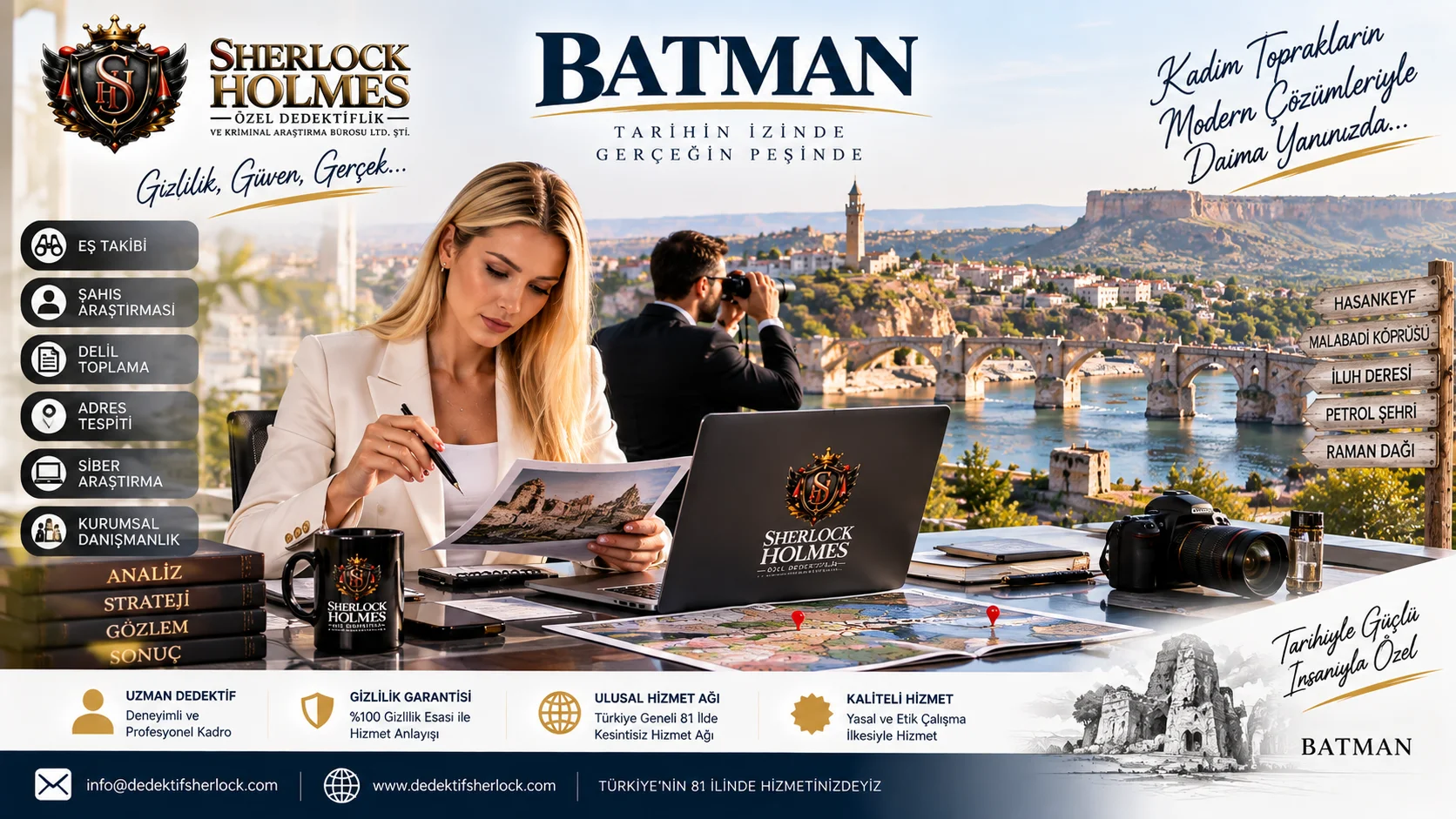 Batman'da Özel Dedektiflik Hizmetleri
