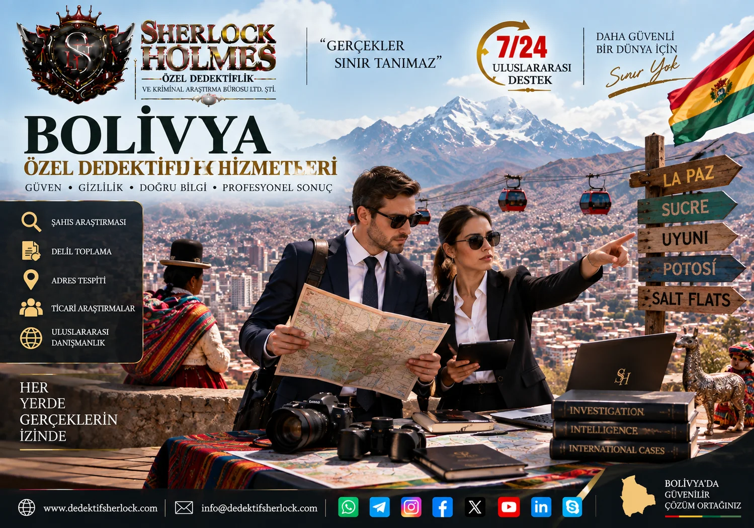 6. Bolivyada Özel Dedektif Fiyatları ve Dedektiflik Ücretleri