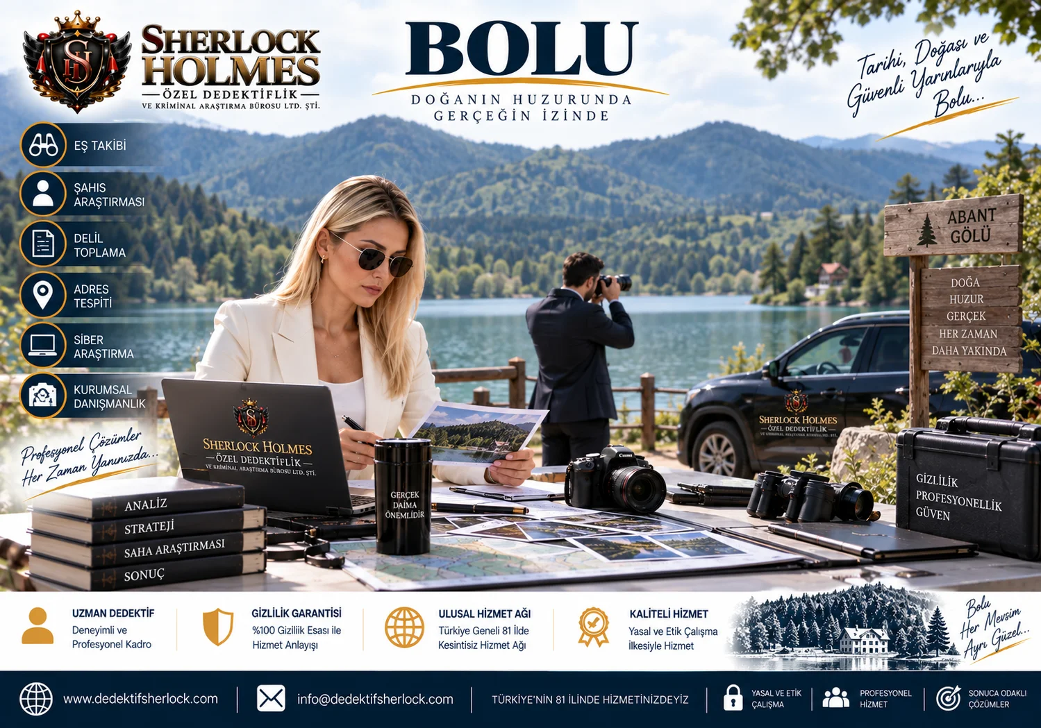 Bolu'da Özel Dedektiflik Hizmetleri
