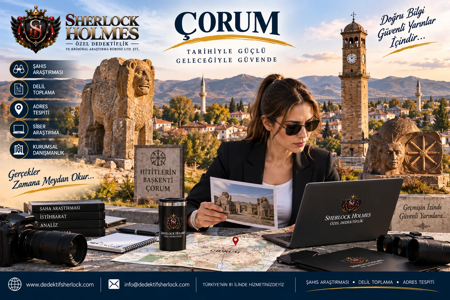 Çorum'da Özel Dedektiflik Hizmetleri