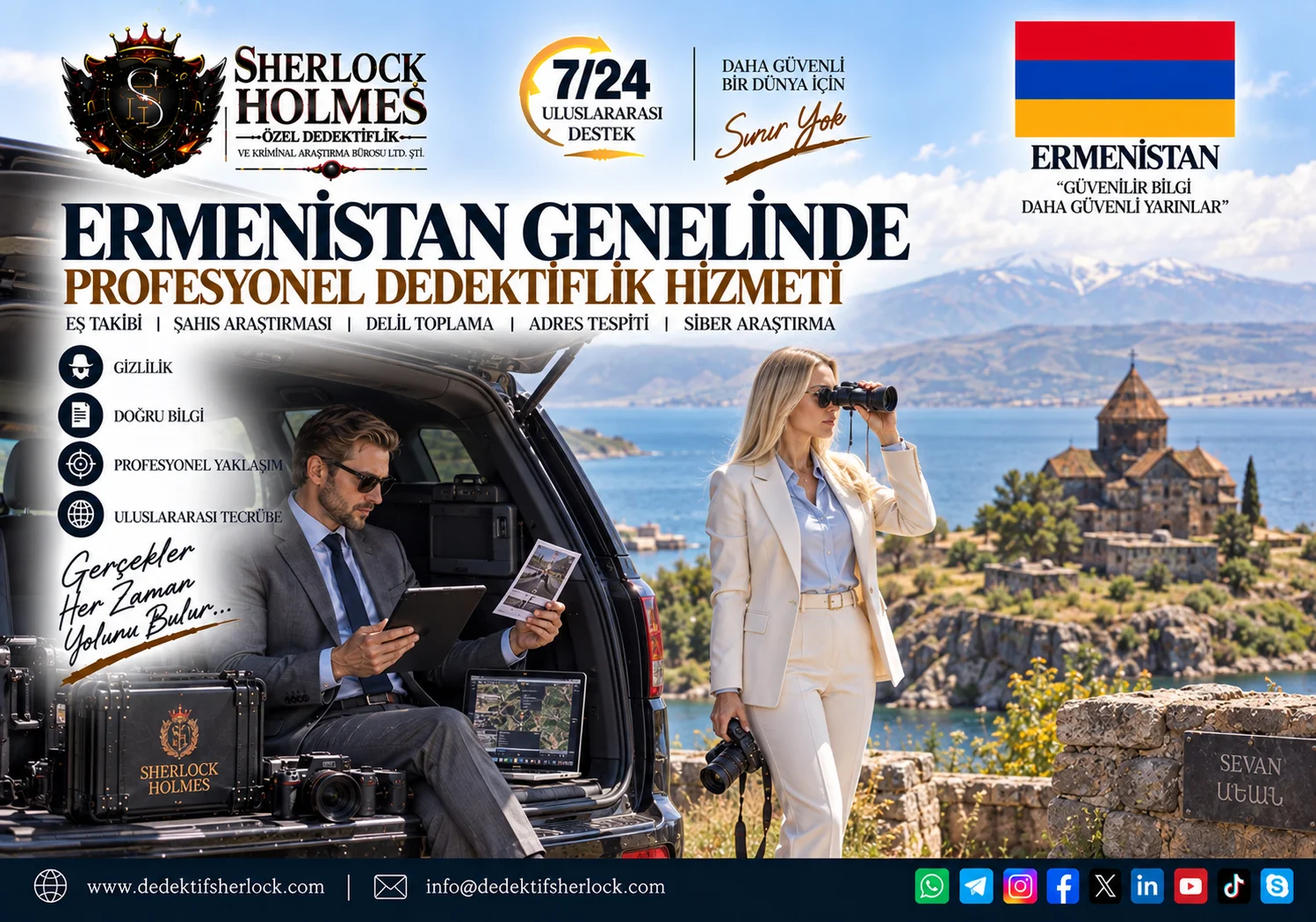 6. Ermenistanda Özel Dedektif Fiyatları ve Dedektiflik Ücretleri