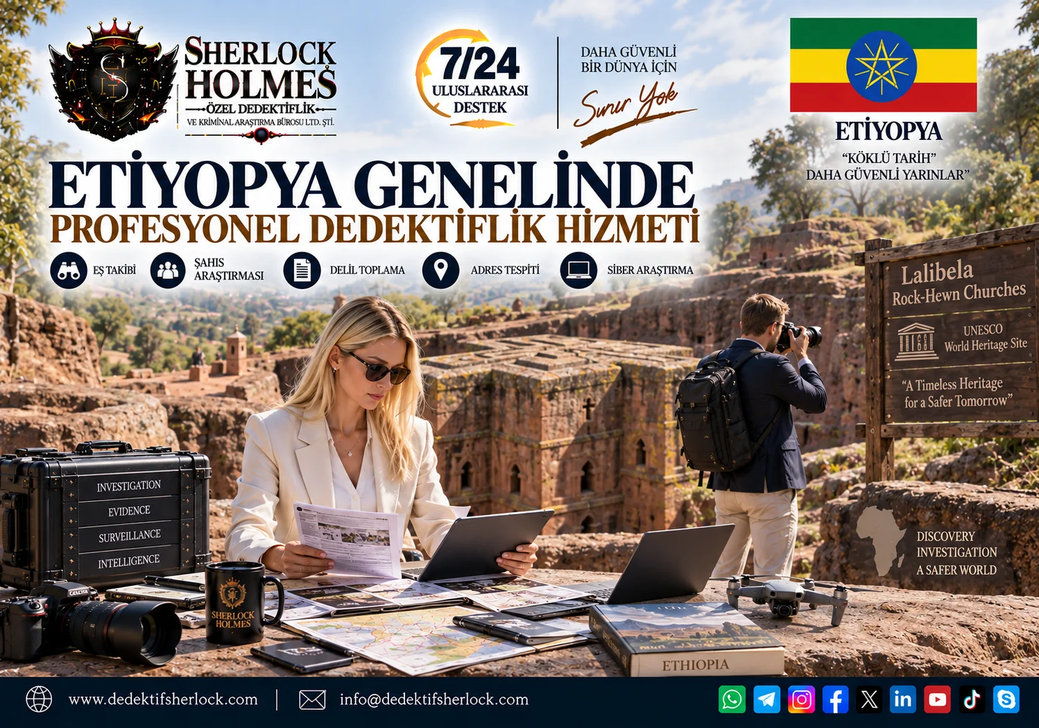 Etiyopya Özel Dedektiflik Hizmetleri | Profesyonel Araştırma ve Takip Çözümleri