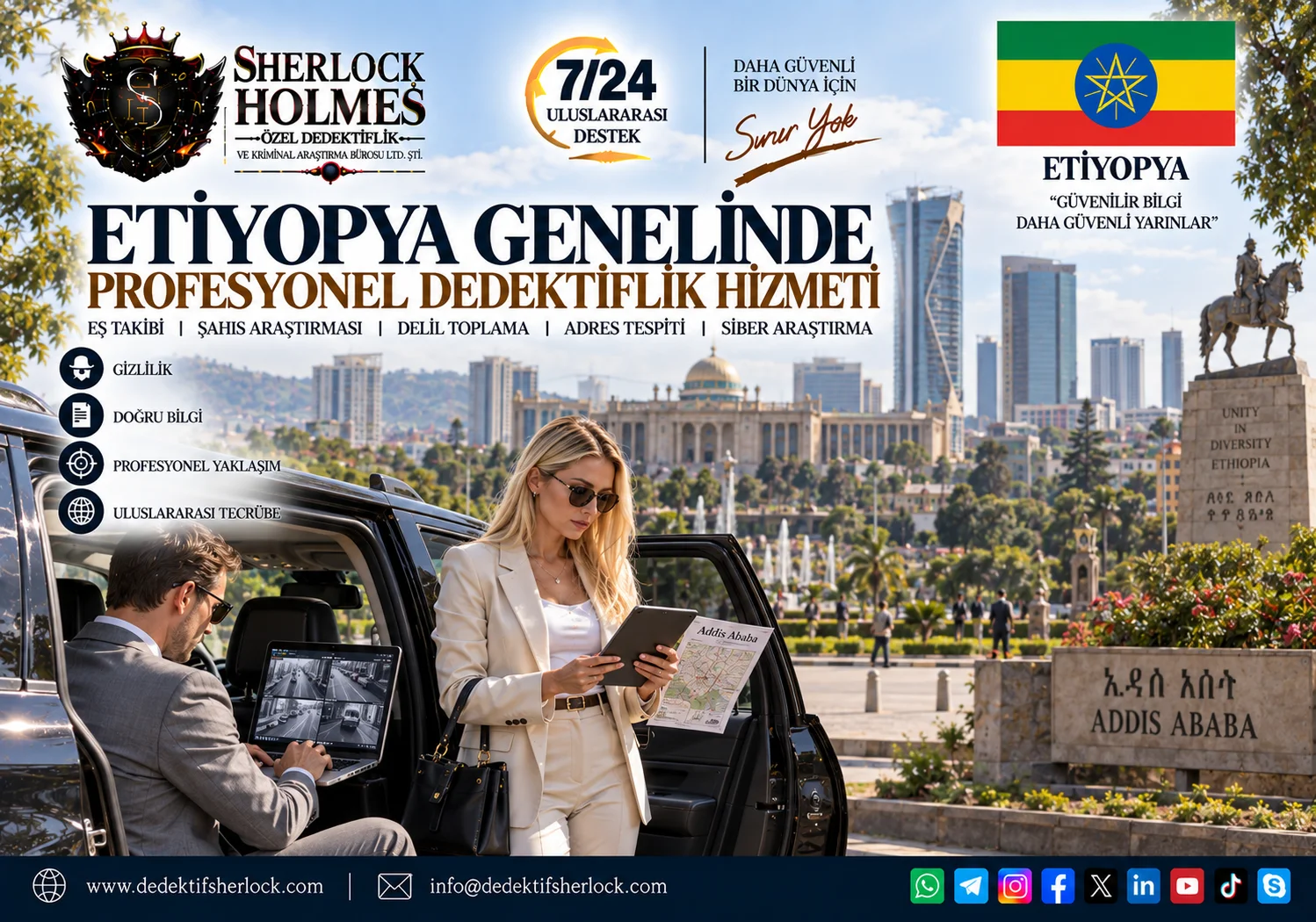 6. Etiyopyada Özel Dedektif Fiyatları ve Dedektiflik Ücretleri