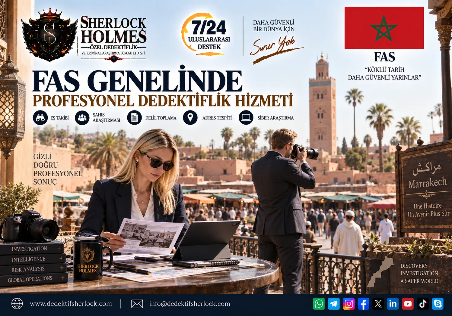 Fas Özel Dedektiflik Hizmetleri | Profesyonel Araştırma ve Takip Çözümleri
