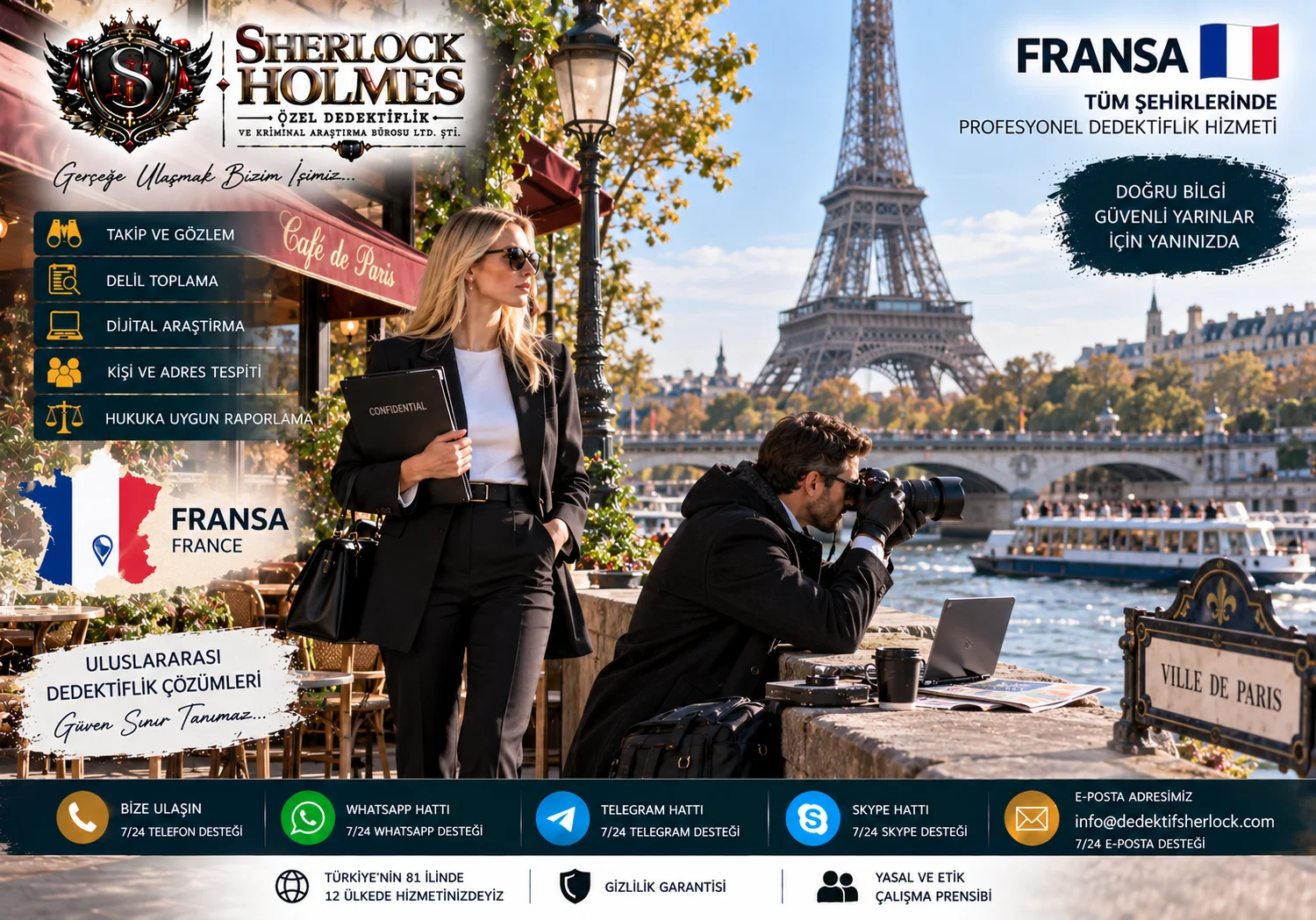 2. Paris Özel Dedektiflik Hizmetleri
