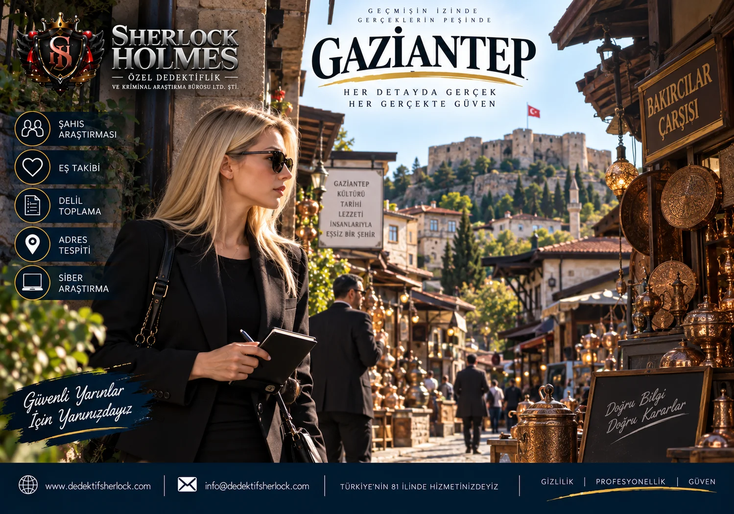 Gaziantep'de Özel Dedektiflik Hizmetleri