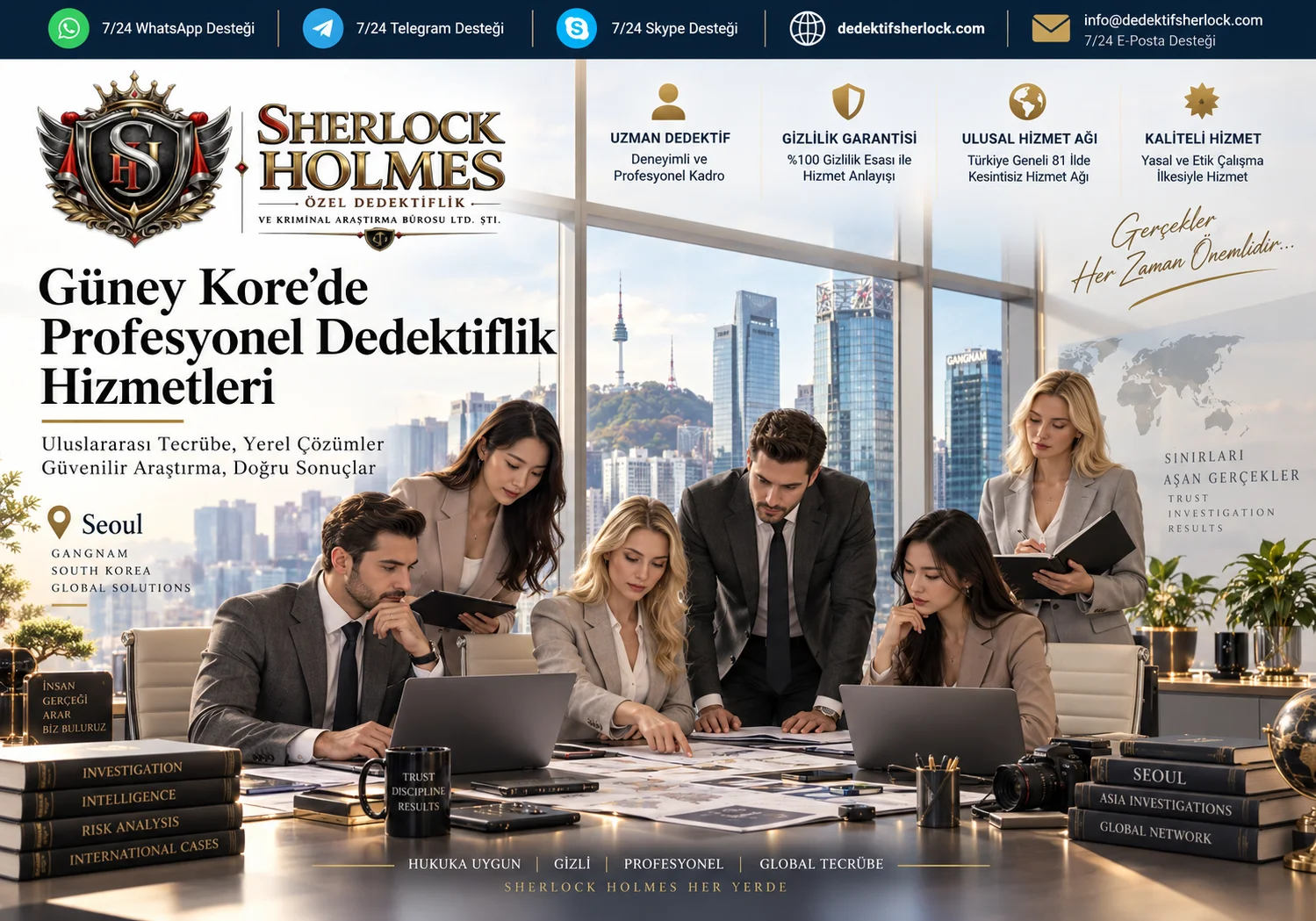 1. Güney Kore Özel Dedektiflik Hizmetleri | Doğu Asyanın Kalbinde Profesyonel Araştırma