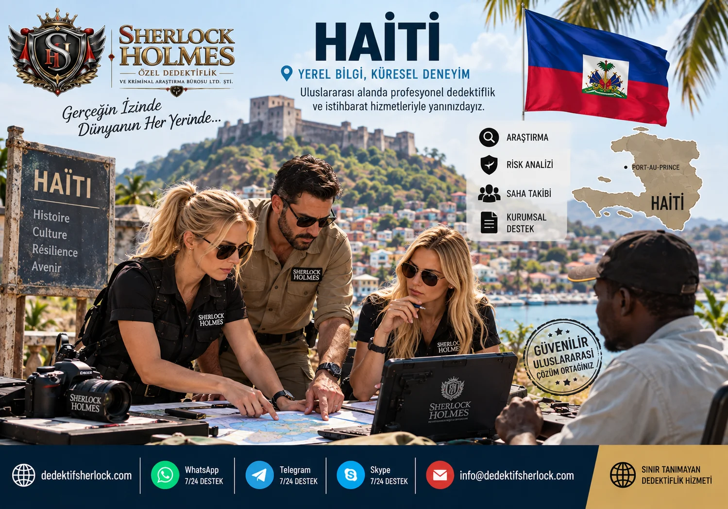 Haiti Özel Dedektiflik Hizmetleri | Karayip Profesyonel Araştırma ve Güvenlik Çözümleri