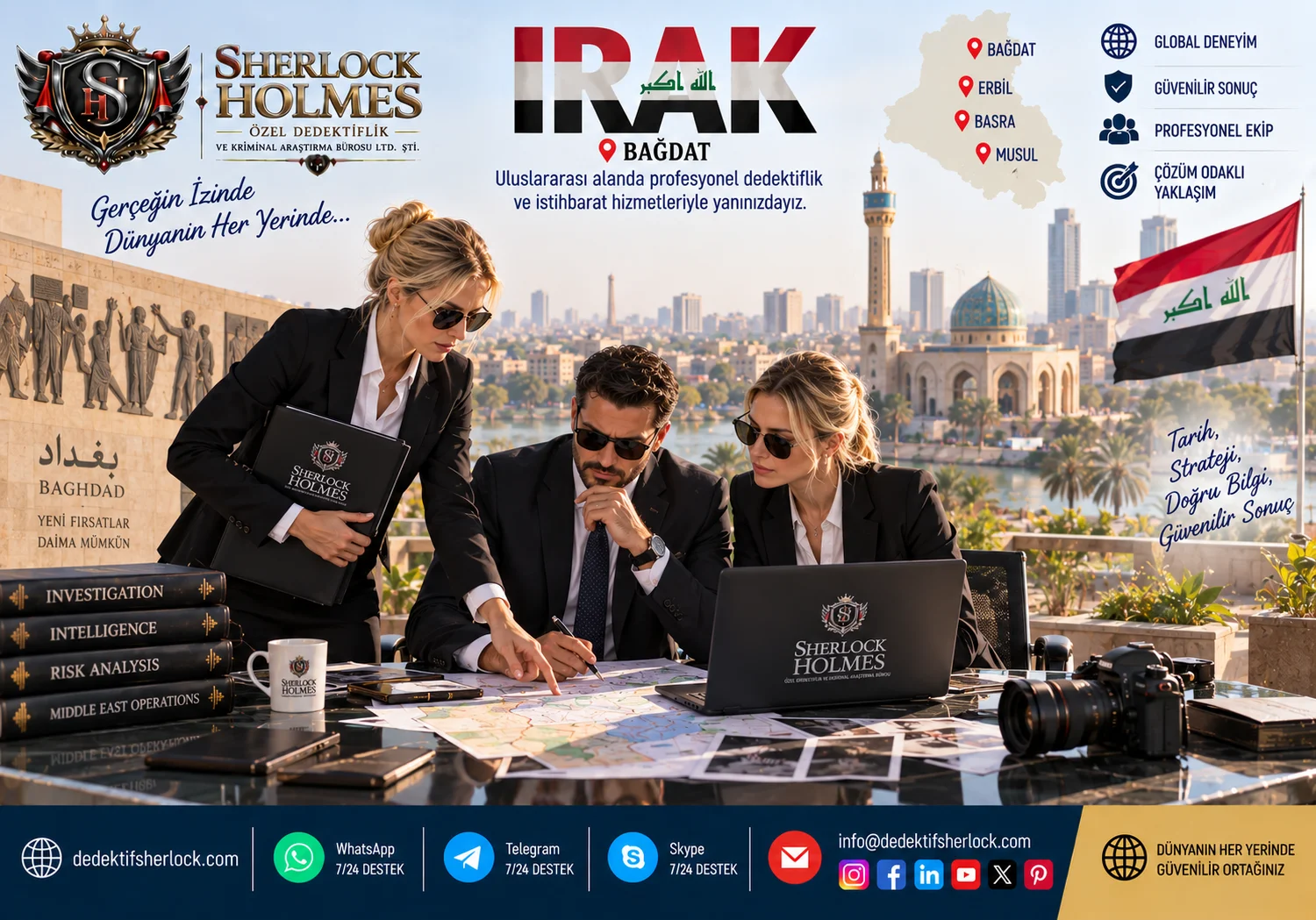 6. IRAKTA ÖZEL DEDEKTİF FİYATLARI