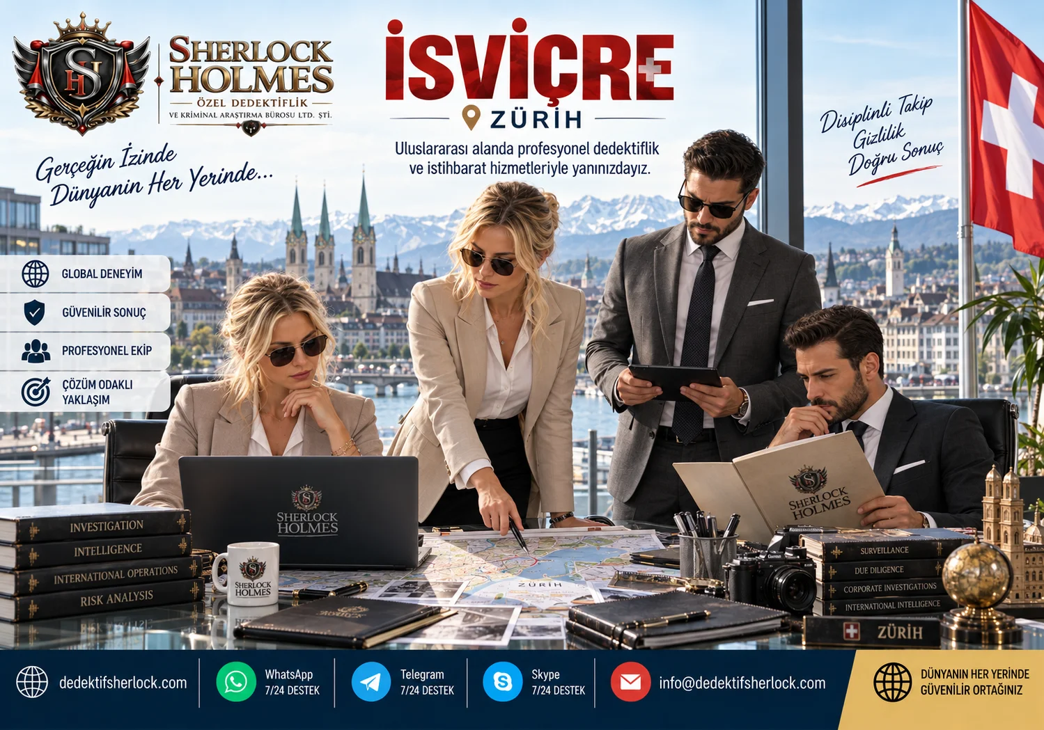 İsviçre Özel Dedektiflik Hizmetleri | Profesyonel Araştırma ve Takip Çözümleri
