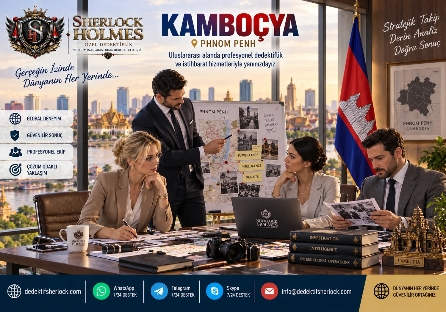 Kamboçya Özel Dedektiflik Hizmetleri | Profesyonel Araştırma ve Takip Çözümleri