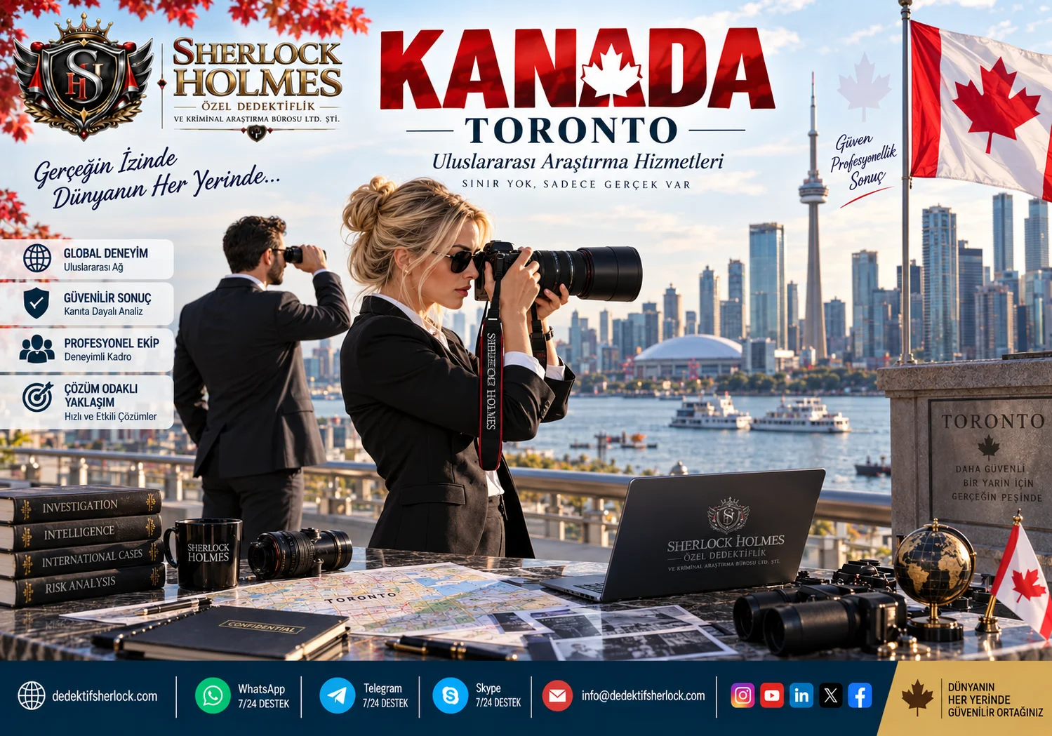 3. Vancouver, Montreal ve Calgary Özel Dedektiflik