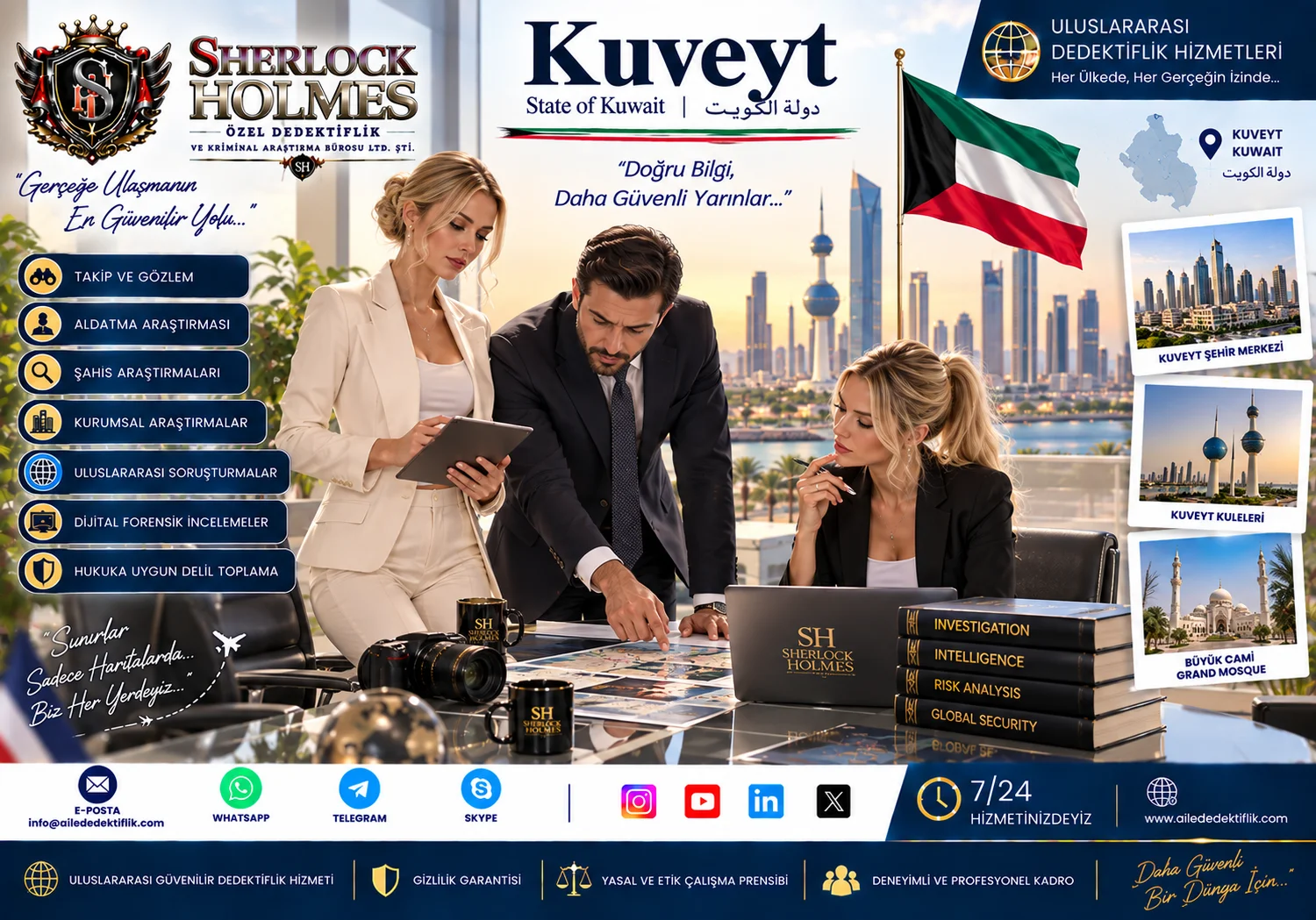 1. Kuveyt Özel Dedektiflik Hizmetleri | Basra Körfezinin Kalbinde Profesyonel Araştırma