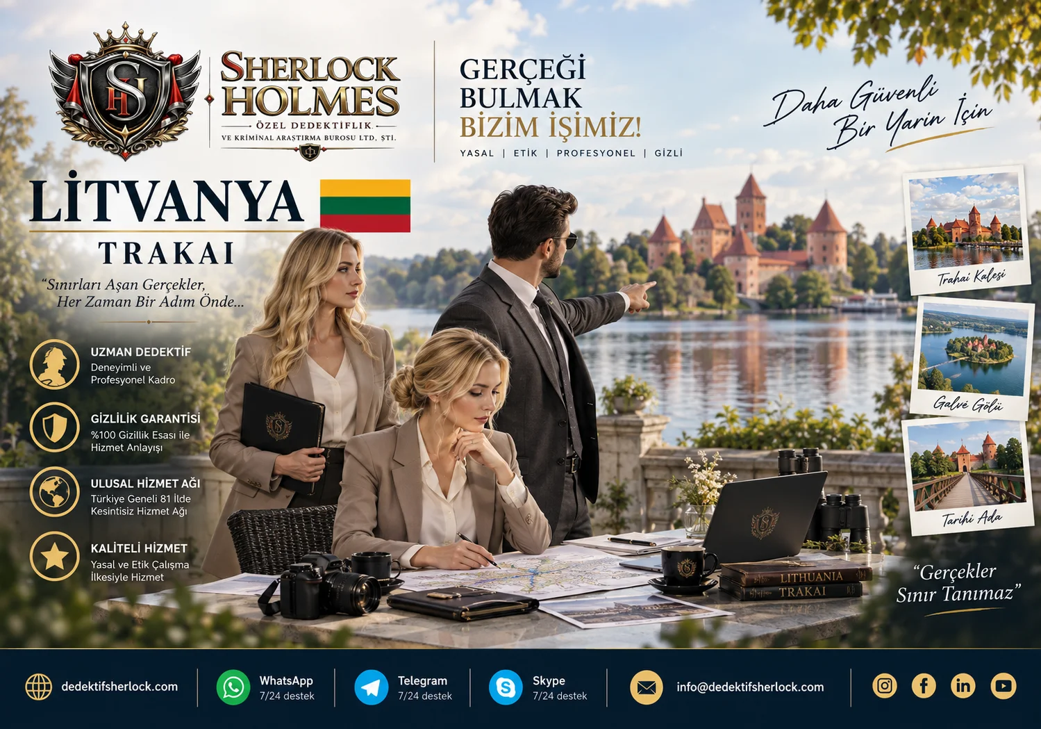 Litvanya Özel Dedektiflik Hizmetleri | Profesyonel Araştırma ve Danışmanlık