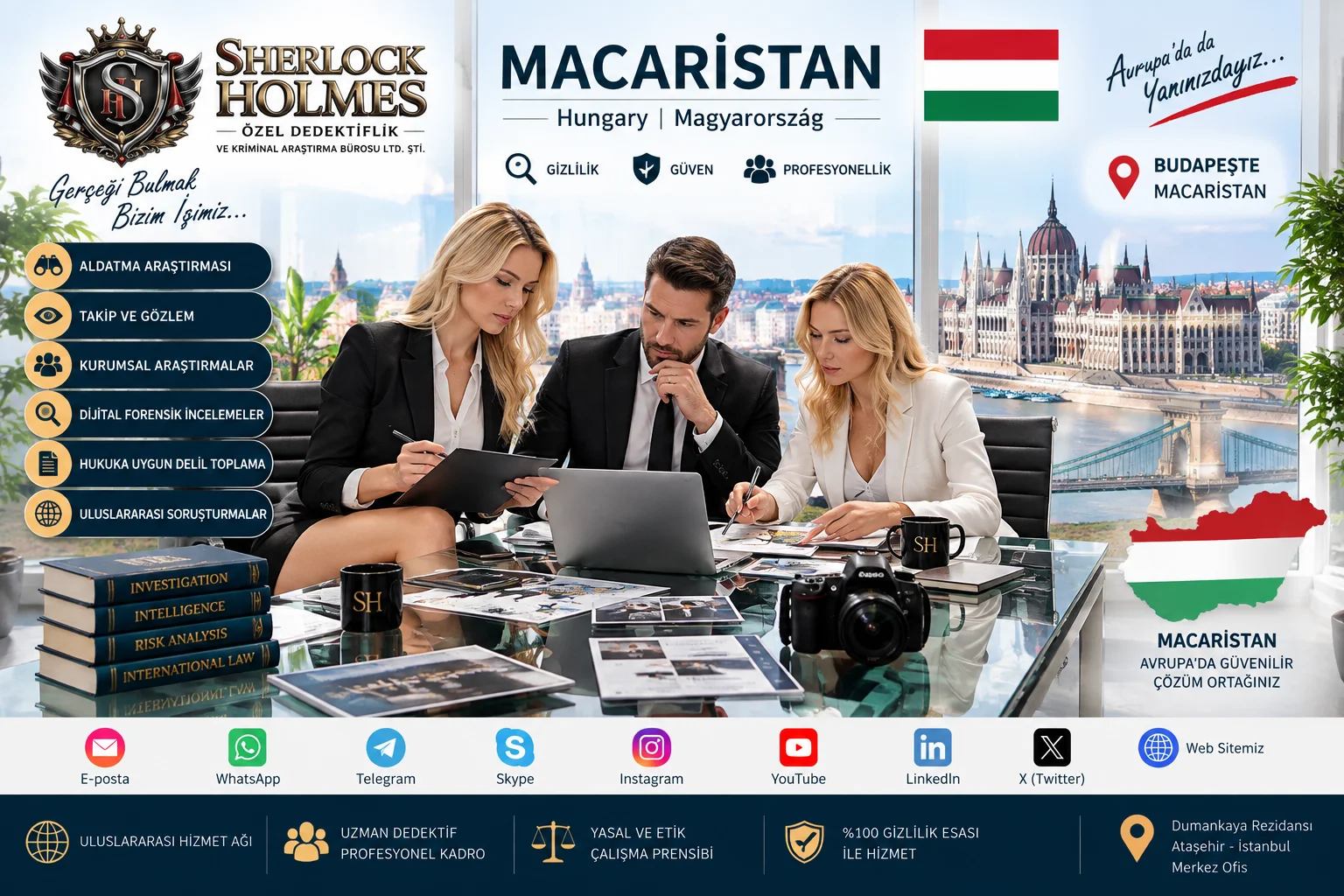 Macaristan Özel Dedektiflik Hizmetleri | Profesyonel Araştırma ve Danışmanlık