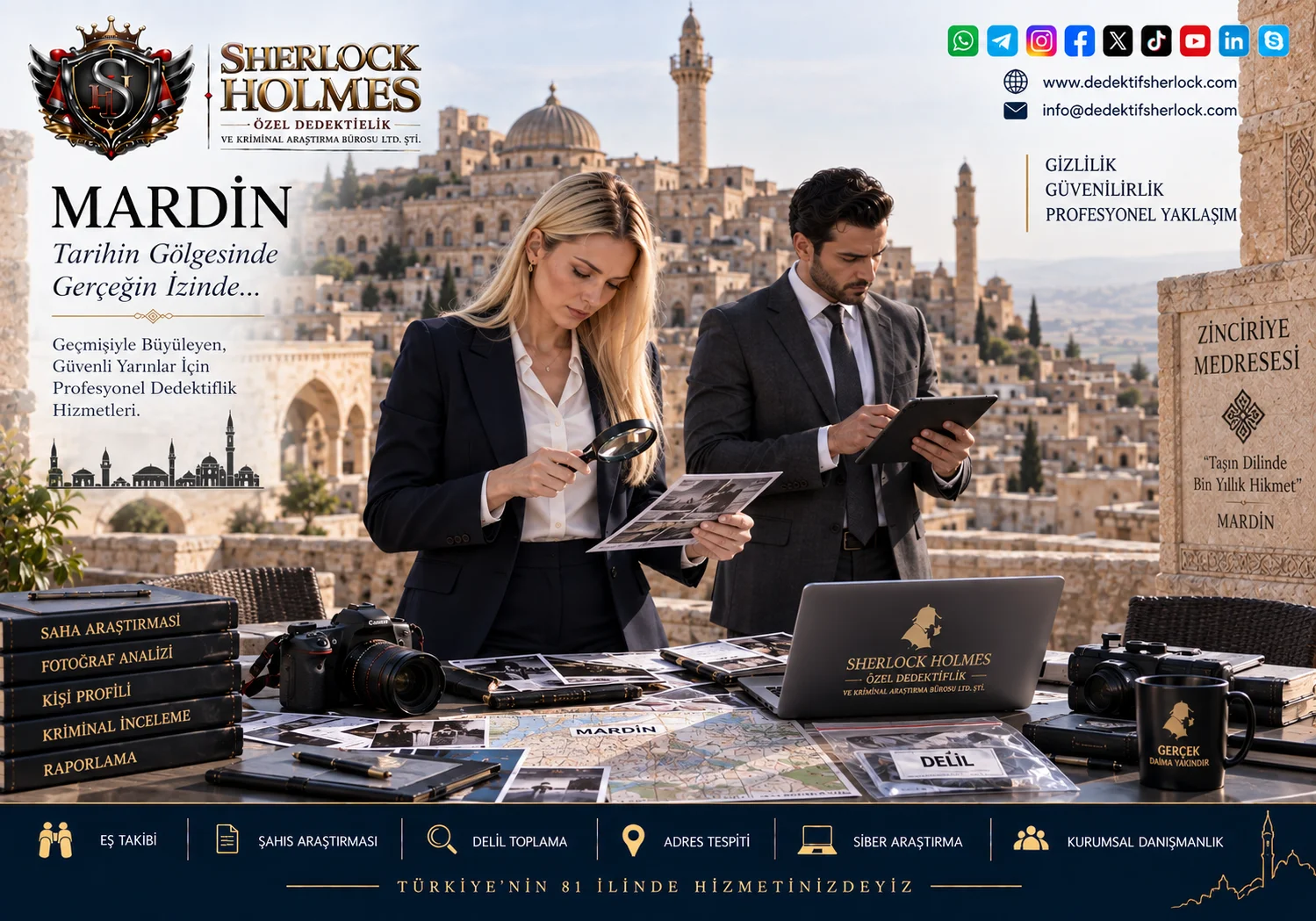 Mardin'de Özel Dedektiflik Hizmetleri
