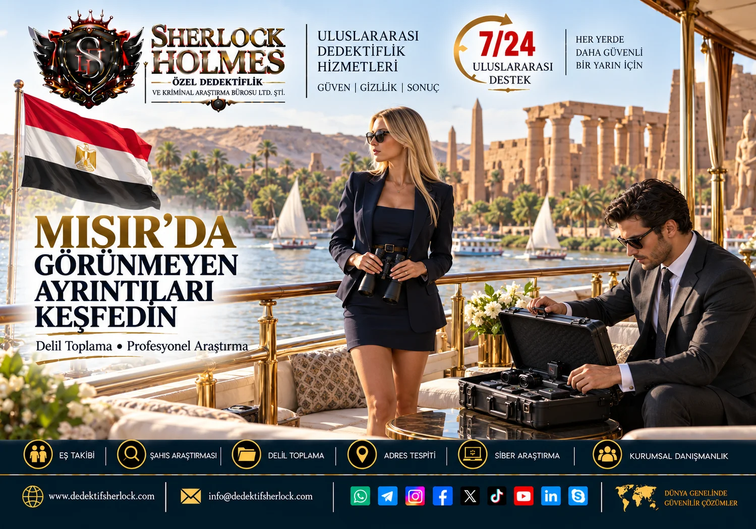 Mısır Özel Dedektiflik Hizmetleri | Profesyonel Araştırma ve Danışmanlık