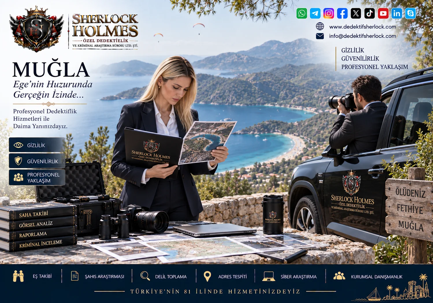 Muğla'da Özel Dedektiflik Hizmetleri