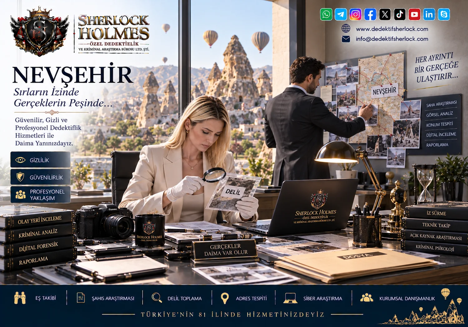 Nevşehir Özel Dedektiflik Sözleşmesi