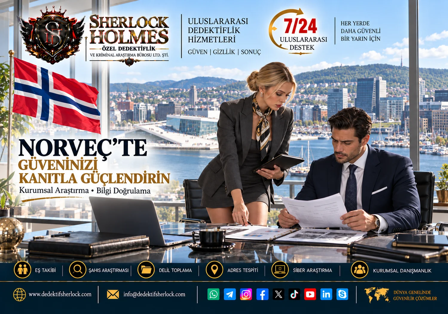 Norveç Özel Dedektiflik Hizmetleri | Profesyonel Araştırma ve Danışmanlık
