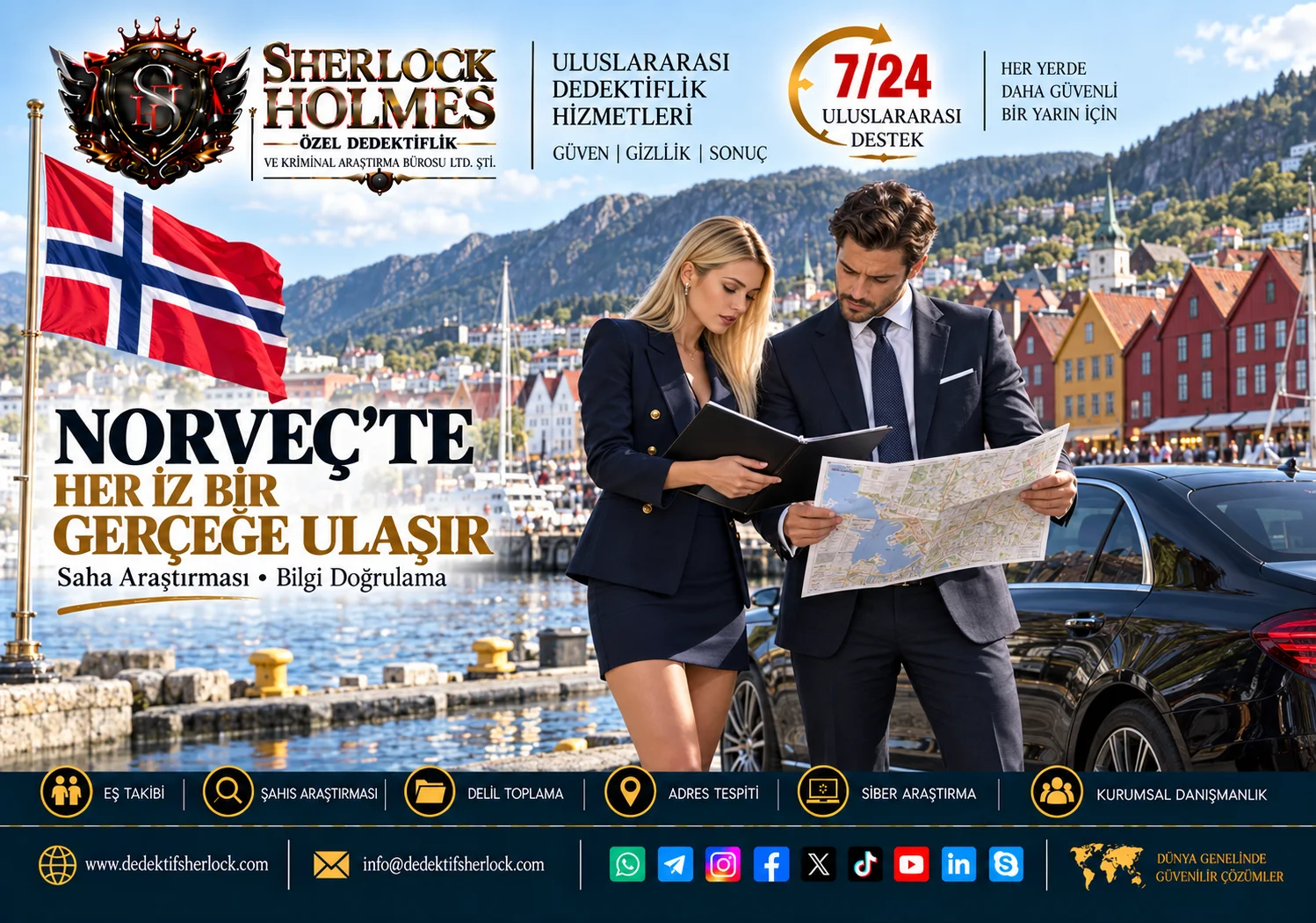 6. Norveçte Özel Dedektif Fiyatları ve Dedektiflik Ücretleri
