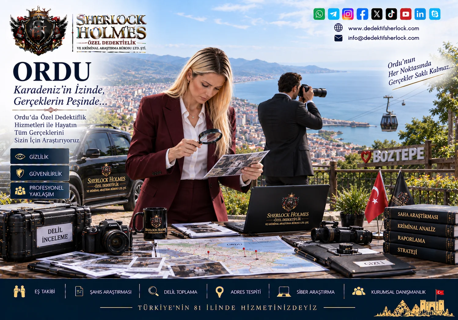 Ordu'da Özel Dedektiflik Hizmetleri