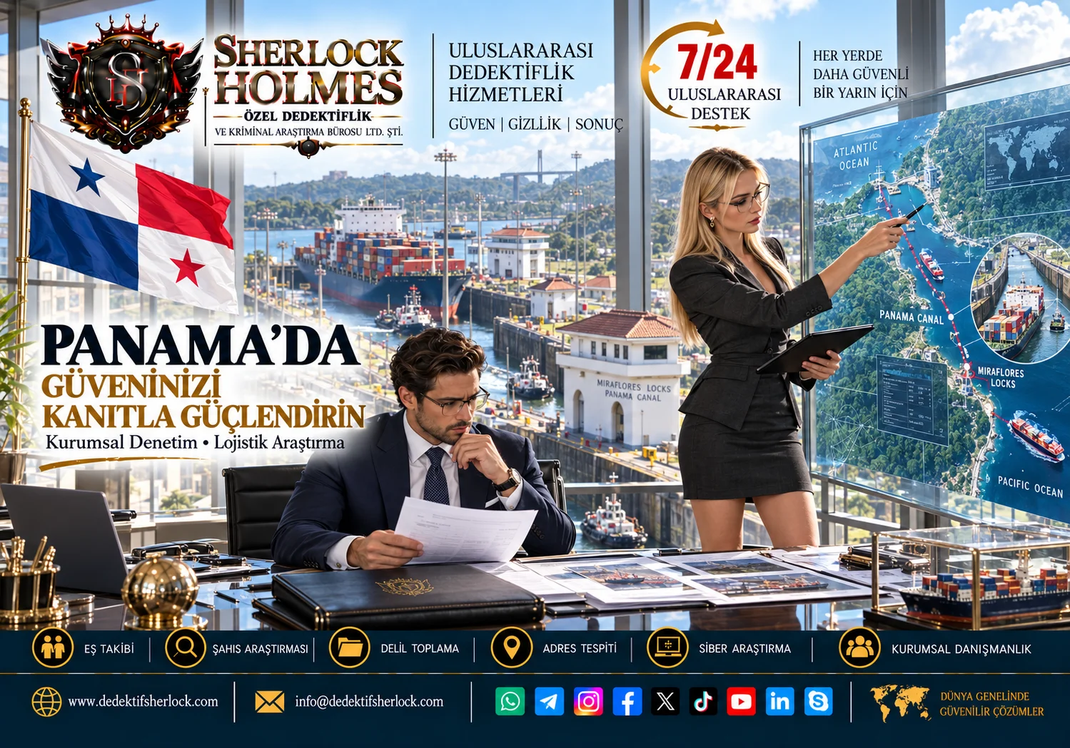Panama Özel Dedektiflik Hizmetleri | Profesyonel Araştırma ve Danışmanlık