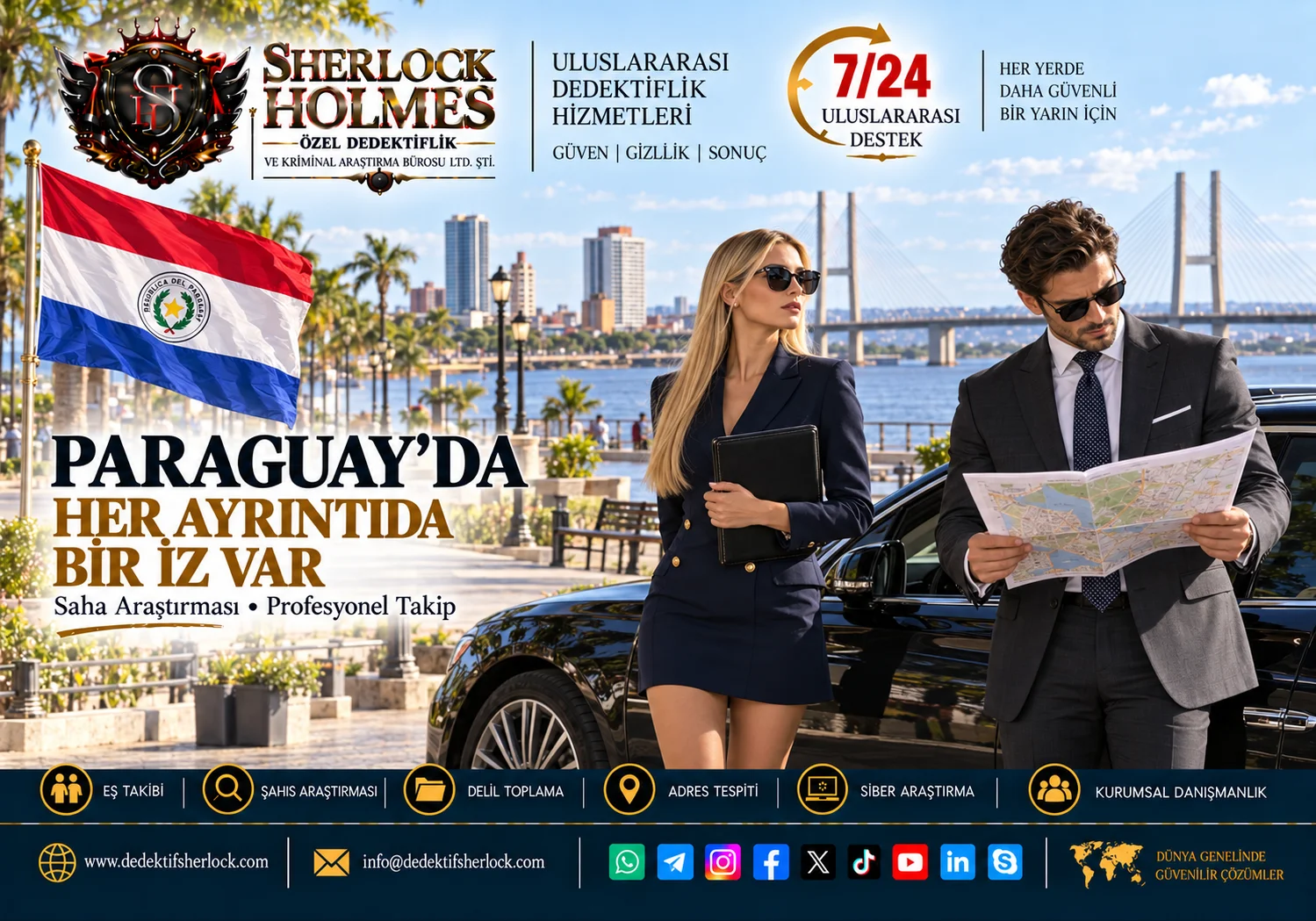 Paraguay Özel Dedektiflik Hizmetleri | Profesyonel Araştırma ve Danışmanlık