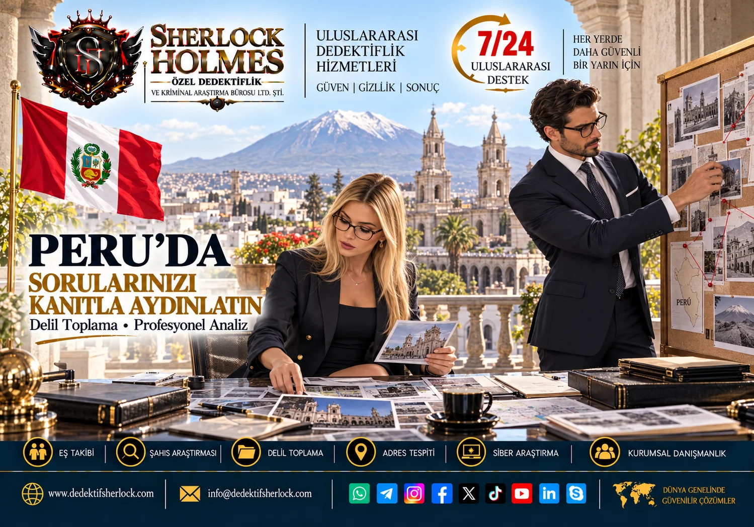 Peru Özel Dedektiflik Hizmetleri | Profesyonel Araştırma ve Danışmanlık