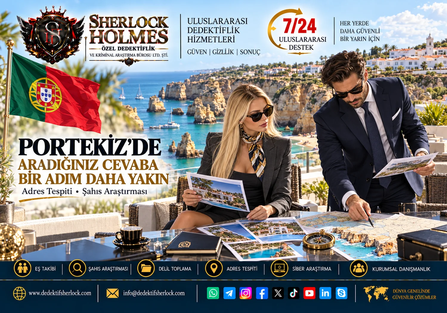 Portekiz Özel Dedektiflik Hizmetleri | Profesyonel Araştırma ve Danışmanlık