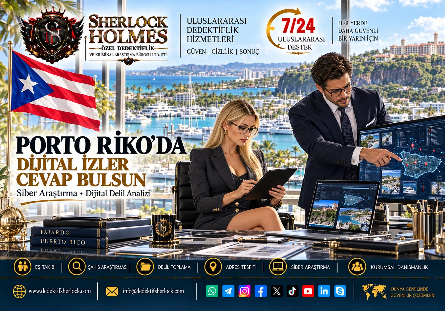 Porto Riko Özel Dedektiflik Hizmetleri | Profesyonel Araştırma ve Danışmanlık