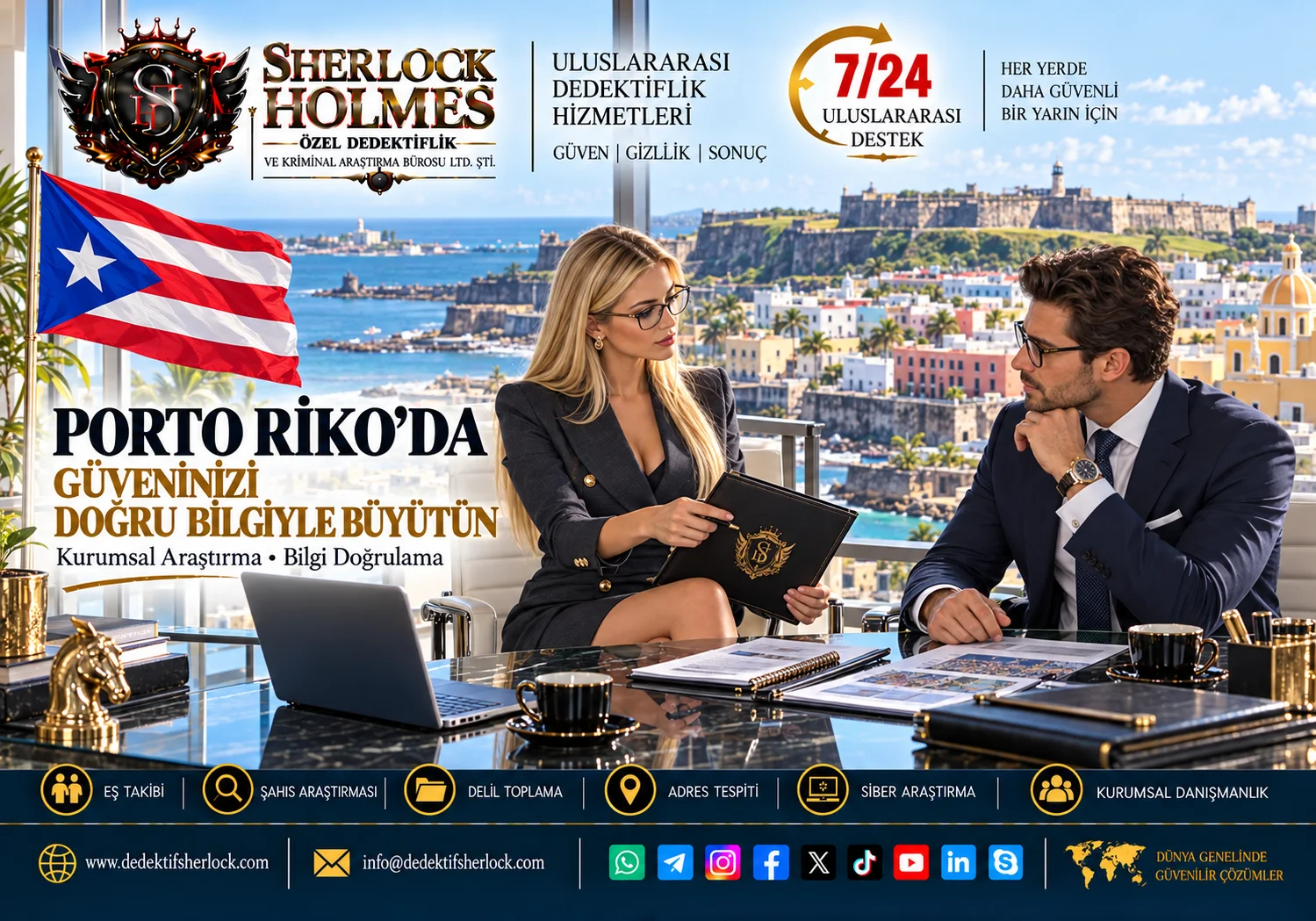 1. Porto Riko Özel Dedektiflik Hizmetleri | Karayip Denizinin Kalbinde Güvenilir Çözümler