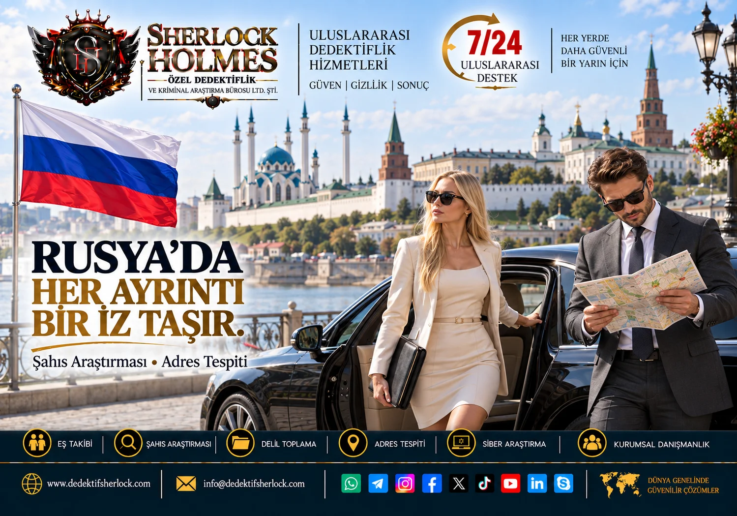 Rusya Özel Dedektiflik Hizmetleri | Profesyonel Araştırma ve Danışmanlık