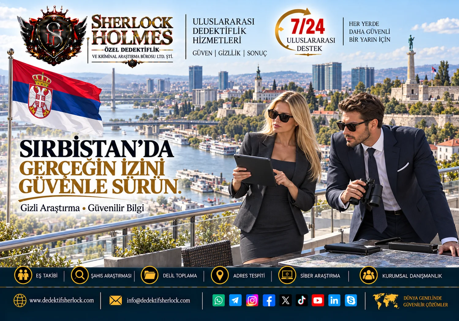 Sırbistan Özel Dedektiflik Hizmetleri | Profesyonel Araştırma ve Danışmanlık