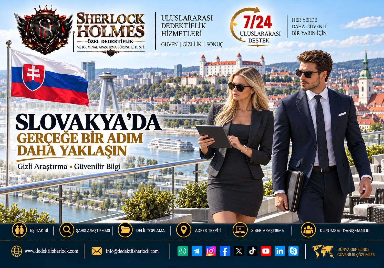 Slovakya Özel Dedektiflik Hizmetleri | Profesyonel Araştırma ve Danışmanlık