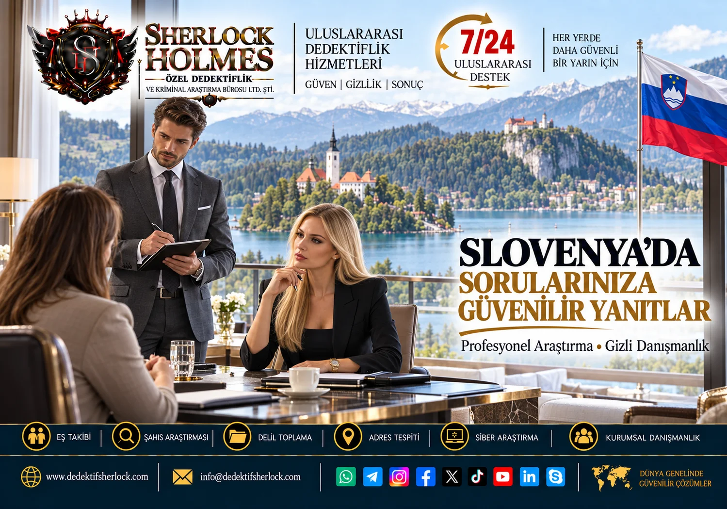 Slovenya Özel Dedektiflik Hizmetleri | Profesyonel Araştırma ve Danışmanlık