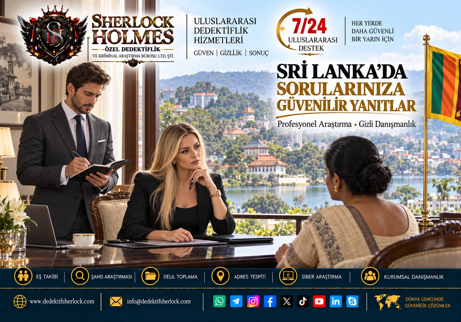 Sri Lanka Özel Dedektiflik Hizmetleri | Profesyonel Araştırma ve Danışmanlık