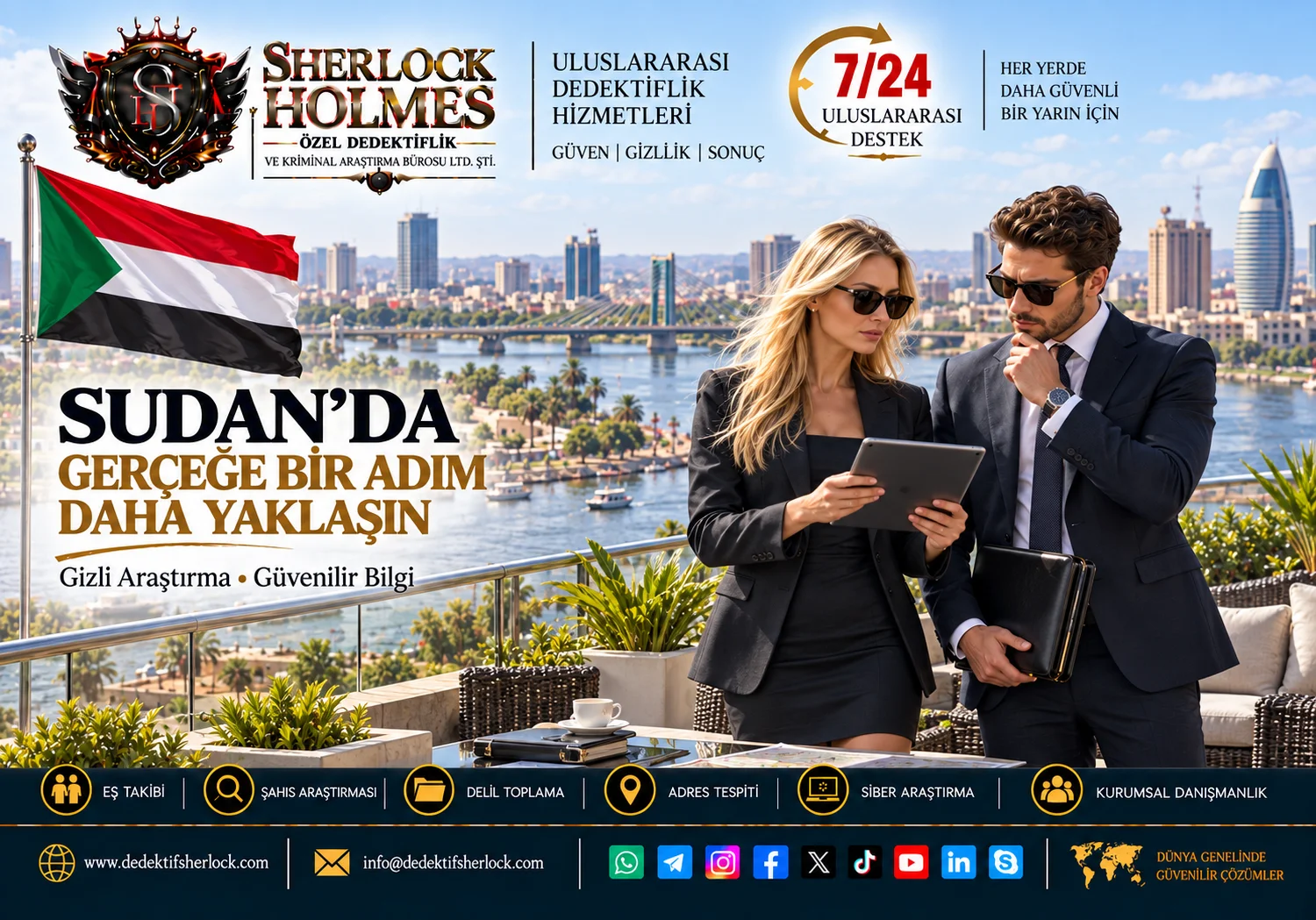 Sudan Özel Dedektiflik Hizmetleri | Profesyonel Araştırma ve Danışmanlık