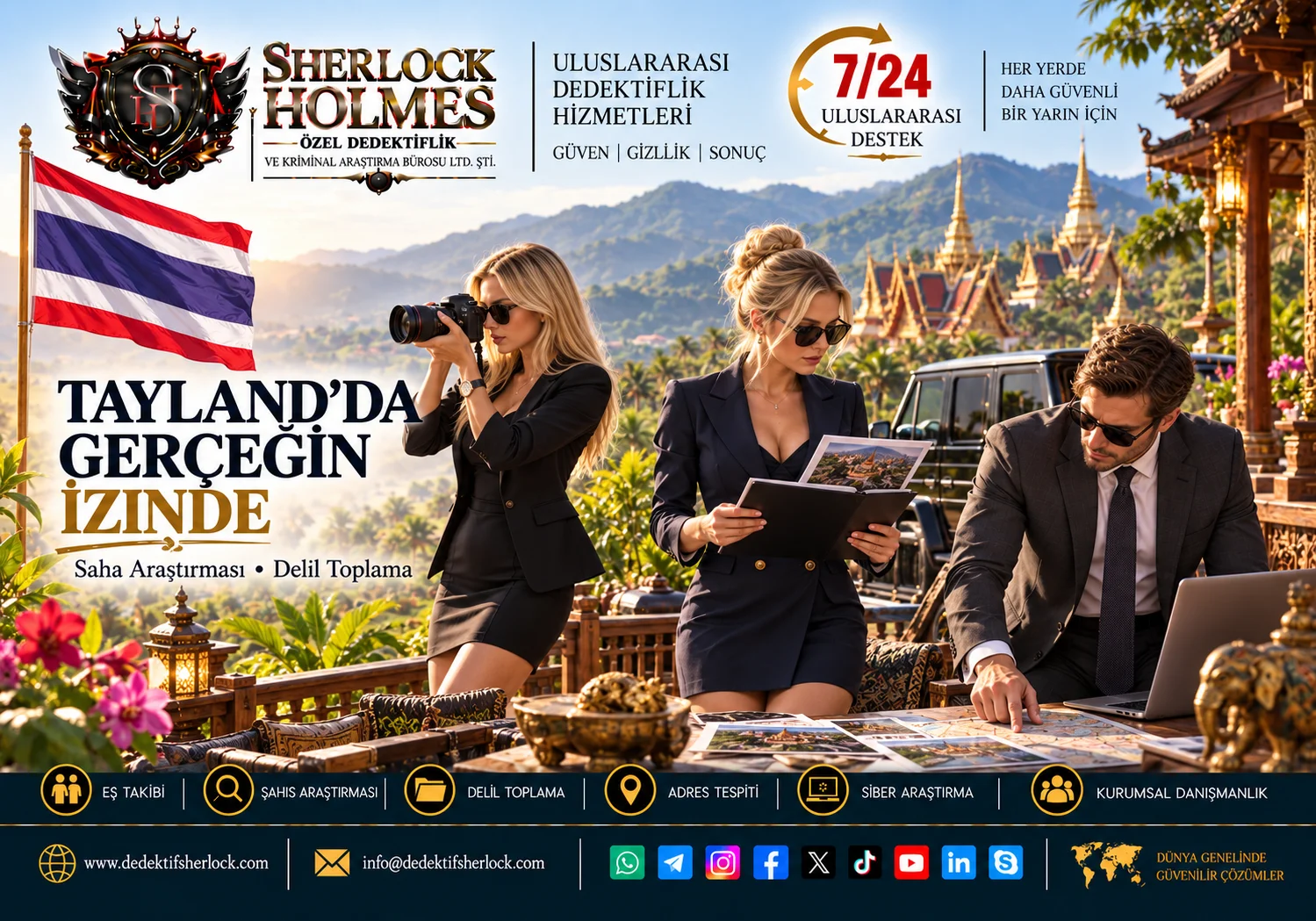 1. Tayland Özel Dedektiflik Hizmetleri | Güneydoğu Asyanın Kalbinde Profesyonel Araştırma