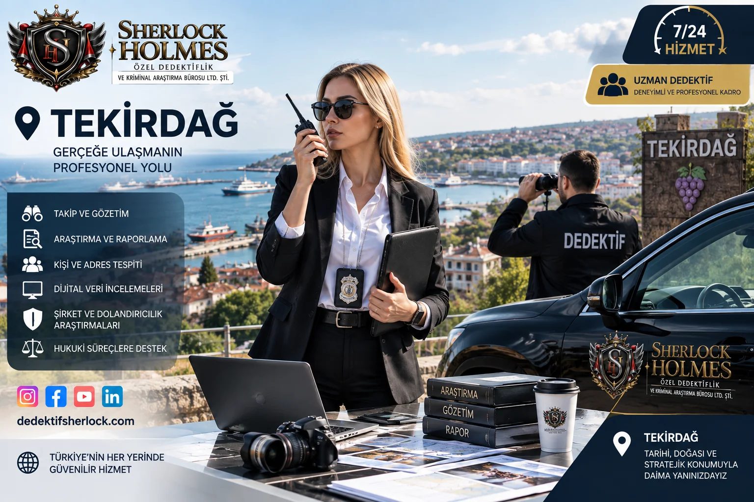 Tekirdağ Özel Dedektiflik Sözleşmesi