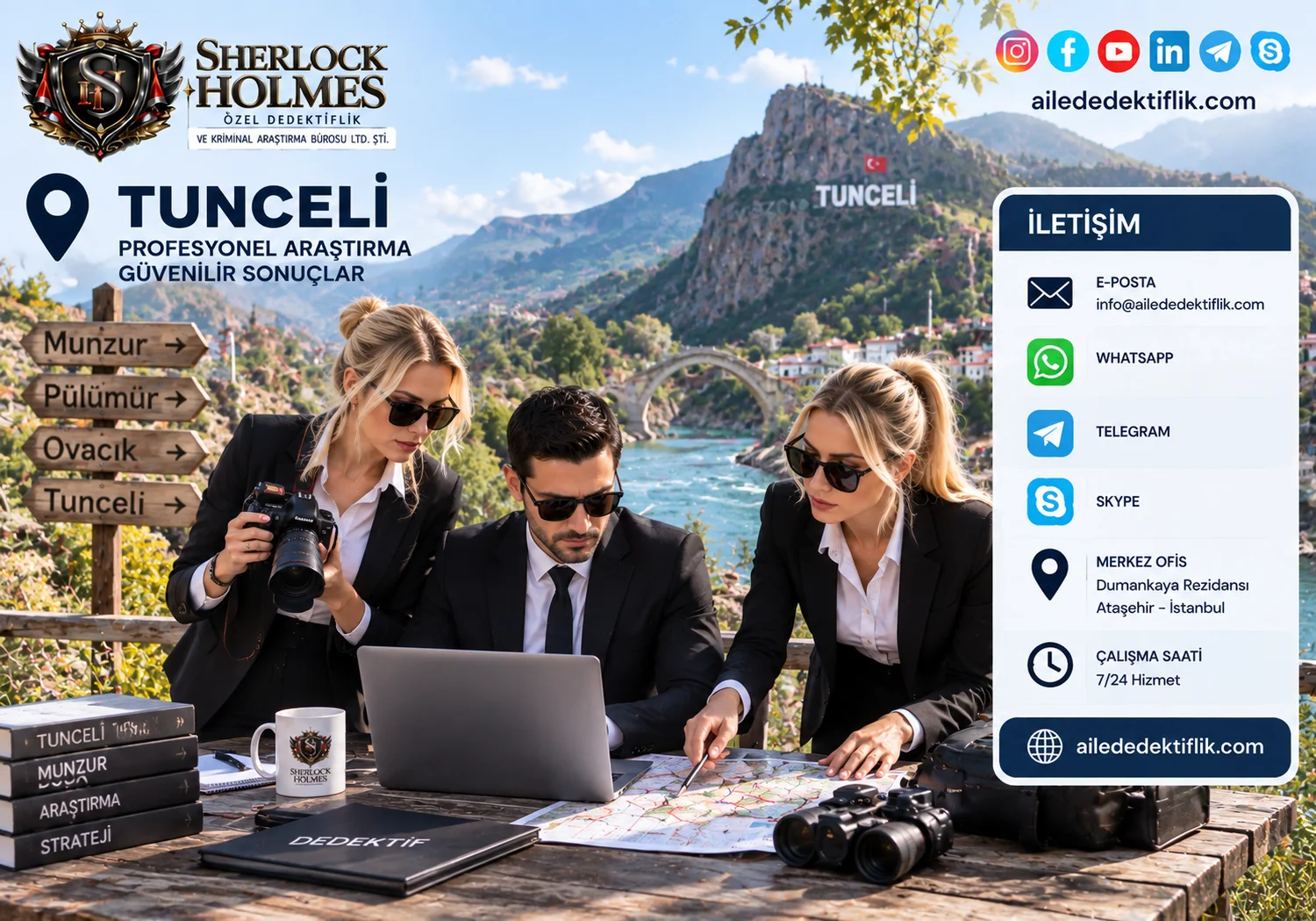 Tunceli'de Özel Dedektiflik Hizmetleri