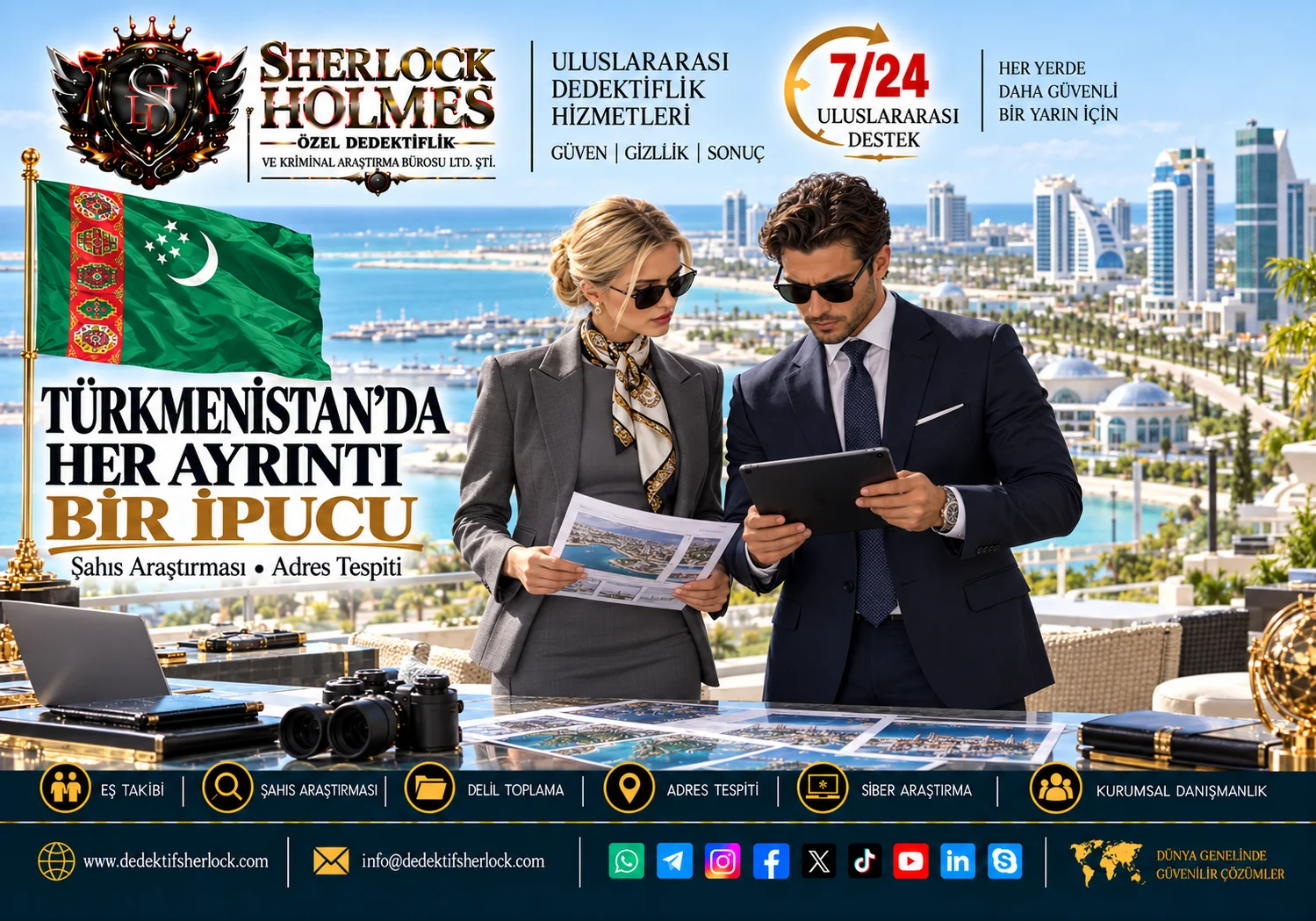 4. TÜRKMENİSTANDA EŞ TAKİBİ VE ÖZEL DEDEKTİFLİK HİZMETLERİ
