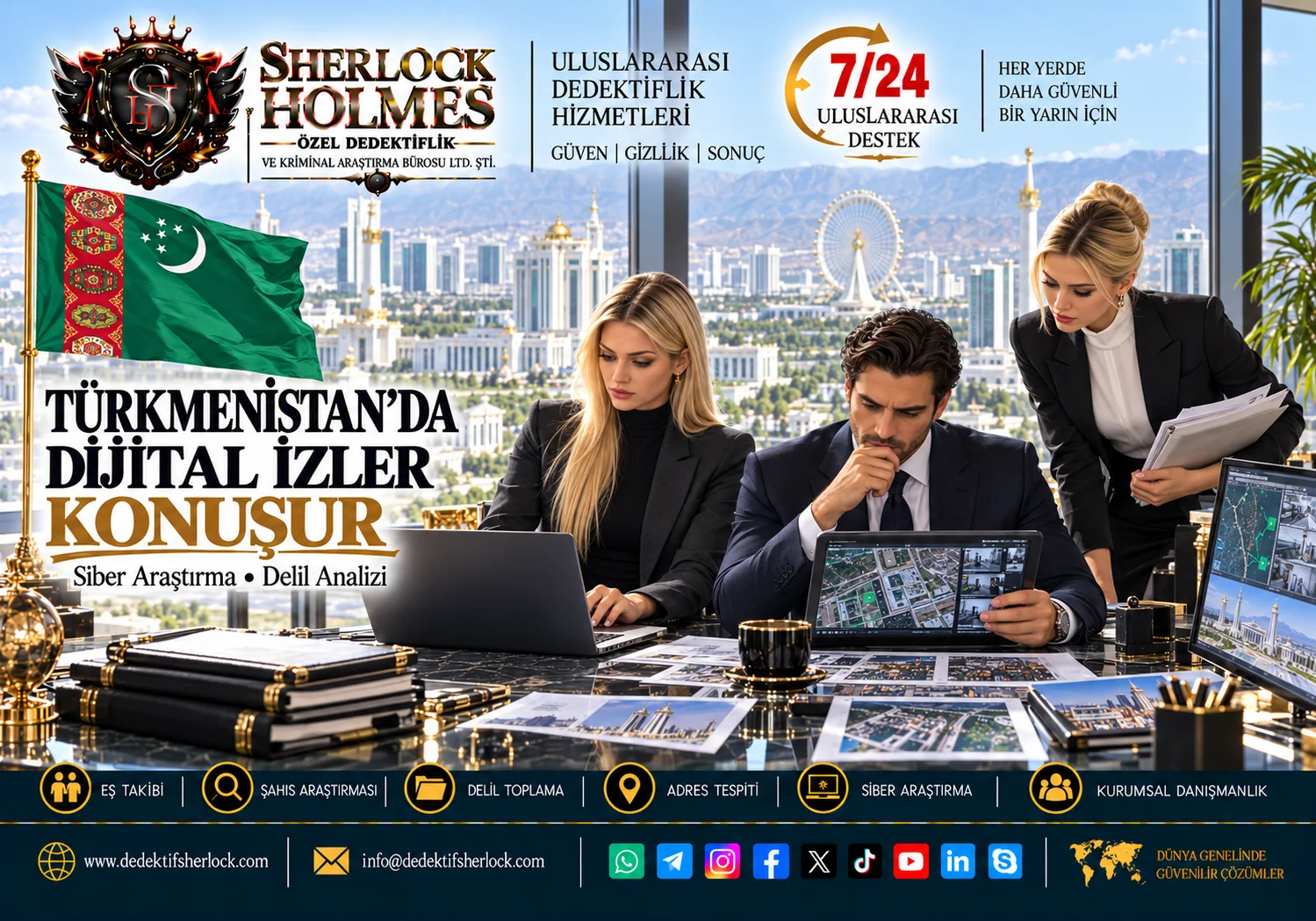 6. TÜRKMENİSTANDA ÖZEL DEDEKTİF FİYATLARI