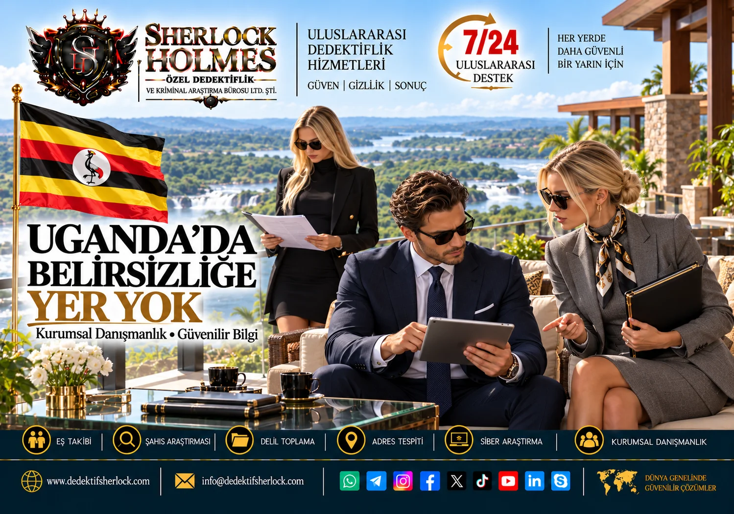 6. UGANDADA ÖZEL DEDEKTİF FİYATLARI