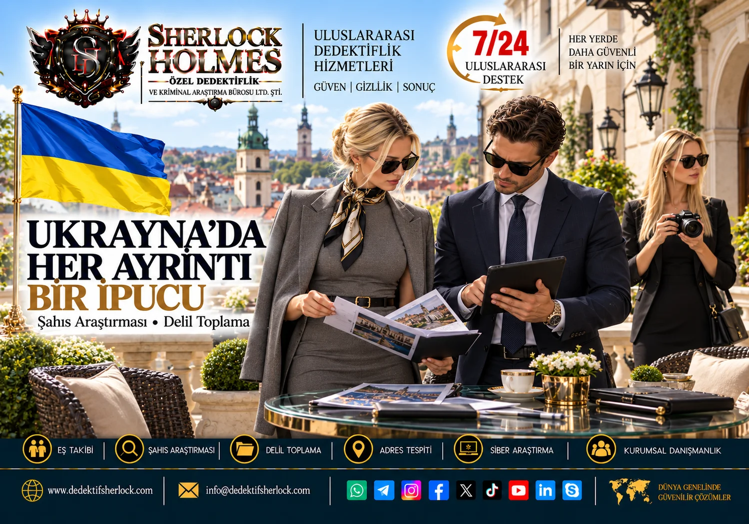 1. Ukrayna Özel Dedektiflik Hizmetleri | Doğu Avrupanın Kalbinde Profesyonel Araştırma
