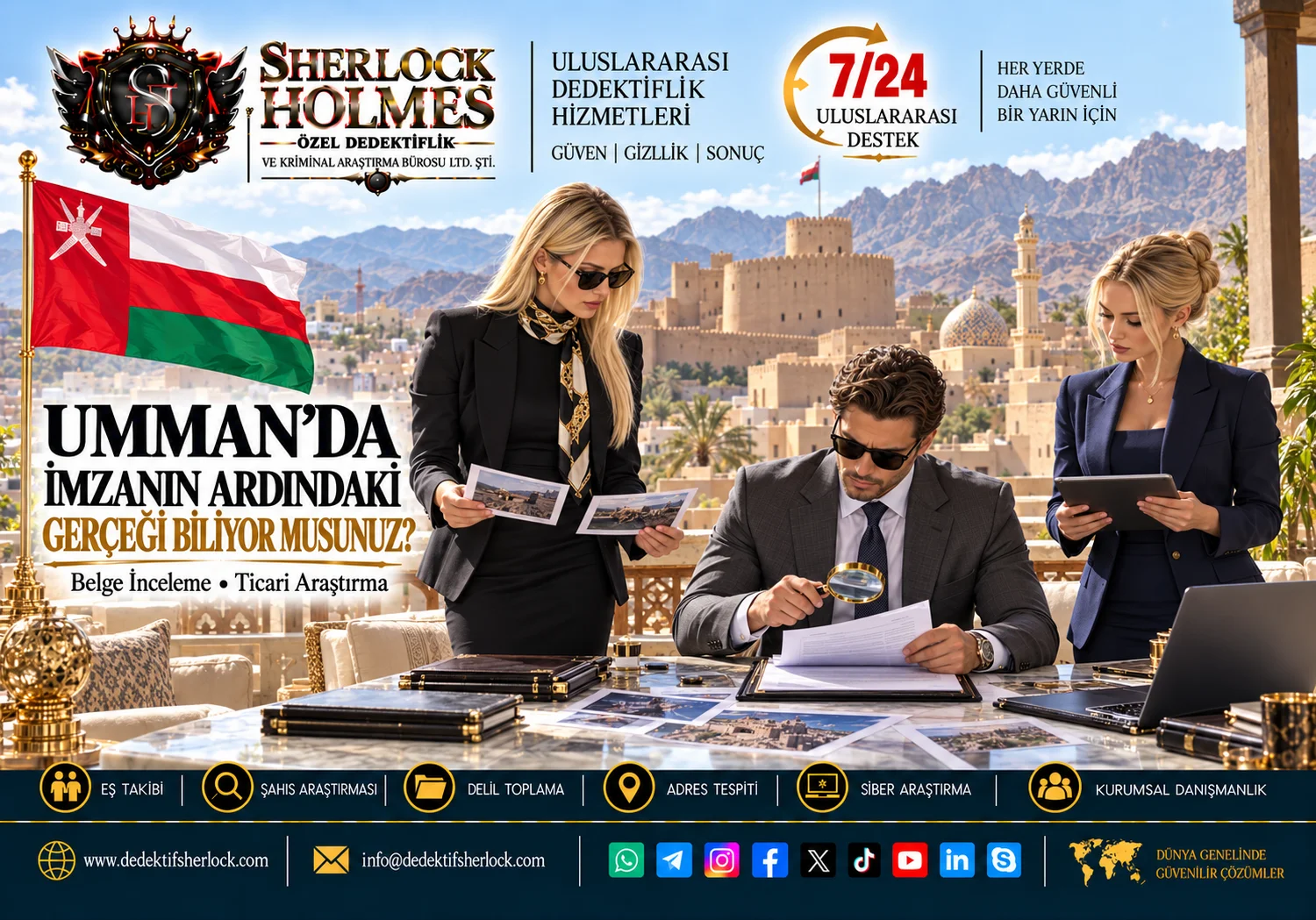 5. Ummanda Özel Dedektif Fiyatları ve Dedektiflik Ücretleri