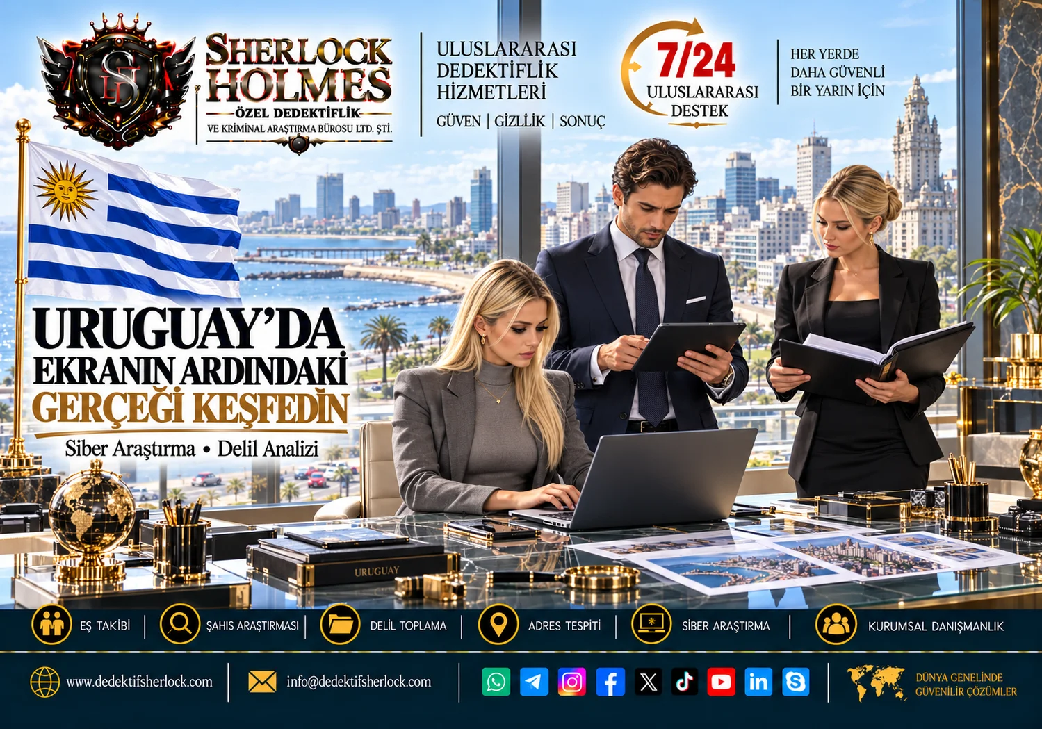 1. Uruguay Özel Dedektiflik Hizmetleri | Güney Amerikanın Kalbinde Profesyonel Araştırma