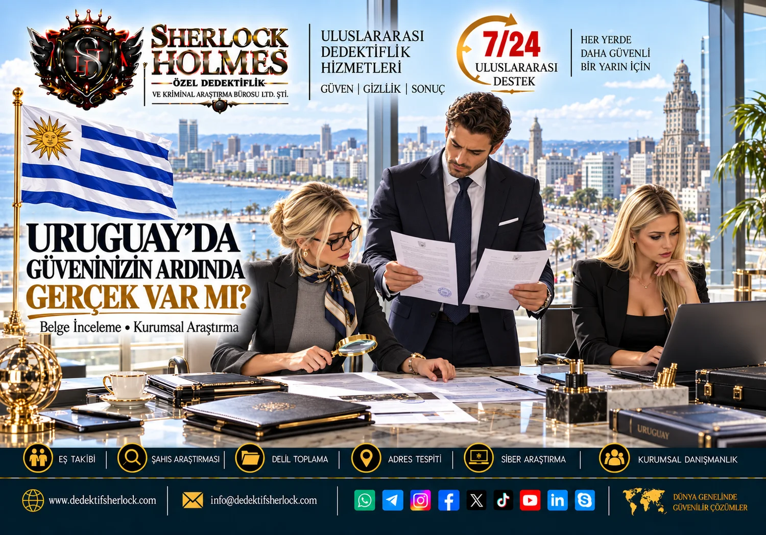 5. Uruguayda Özel Dedektif Fiyatları ve Dedektiflik Ücretleri